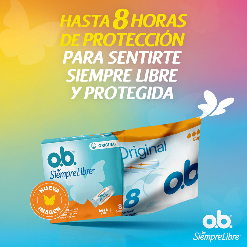 Tampón Ob Original Super x 8 Unidades